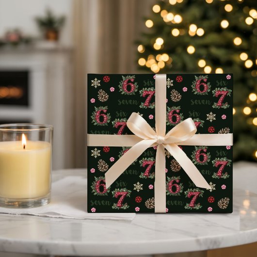 67 Christmas Wrapping Paper Six Seven Gift Wrap Cadeaupapier