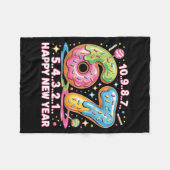 67 Countdown Happy New Year 2026 Funny Donut Numbe Fleece Deken (Voorkant (Horizontaal))