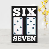 67 Counting Dominos Blocks Mathematics Teacher Vin Kaart (Gele Bloem)