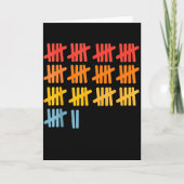 67 Counting Math Teacher Mathematics 67th Number Kaart (Voorkant)