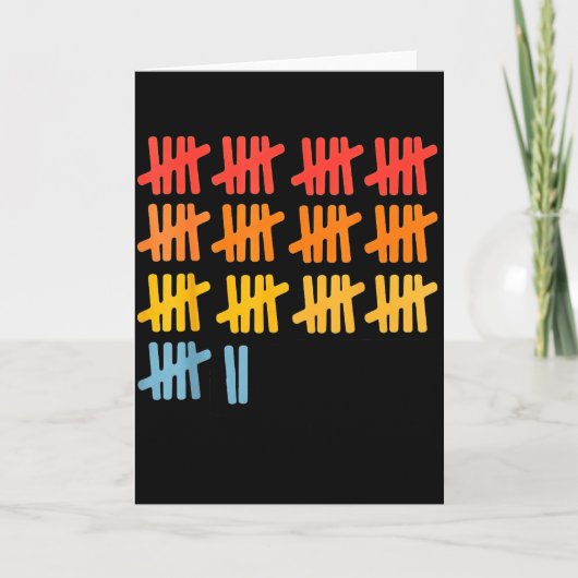 67 Counting Math Teacher Mathematics 67th Number  Kaart (Voorkant)