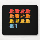 67 Counting Math Teacher Mathematics 67th Number  Muismat (Voorkant)