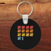 67 Counting Math Teacher Mathematics 67th Number Sleutelhanger (Voorkant)