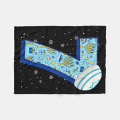 67 Couple Hanukkah Matching Six Seven Meme Jewish Fleece Deken (Voorkant (Horizontaal))