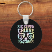 67 Cruise Squad 2025 Cruise Six Seven Meme Matchin Sleutelhanger (Voorkant)