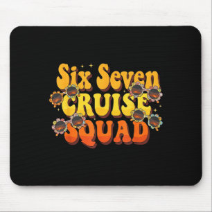 67 Cruise Squad 2025 Groovy Kids Cruise Meme Match Muismat