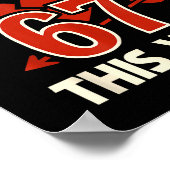 67 Cud Valentine Meme, Funny Anti-valentine Graphi Poster (Hoek)