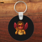 67 Cupid Bubble Gum Engel Gem Style Valentijnsdag Sleutelhanger (Voorkant)
