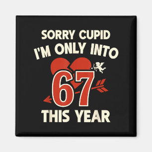 67 Cupid Valentijnsdag Meme, Grappige Anti-valenti Magneet
