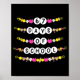 67 Dagen School Armbanden 67 Dagen Slimmer Kids B Poster
