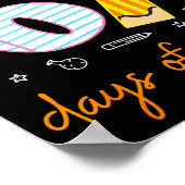 67 Dagen School Cool Leraar Ontwerp Poster (Hoek)