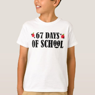 67 Dagen School Grappig Zes Zeven Meme  T-shirt
