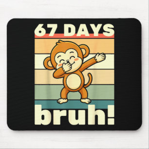 67 dagen school joh grappige meme jongens kinderen muismat