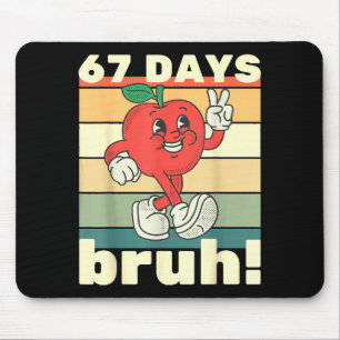 67 Dagen School Leuk Zes Zeven Meme Bruh Kinderen Muismat