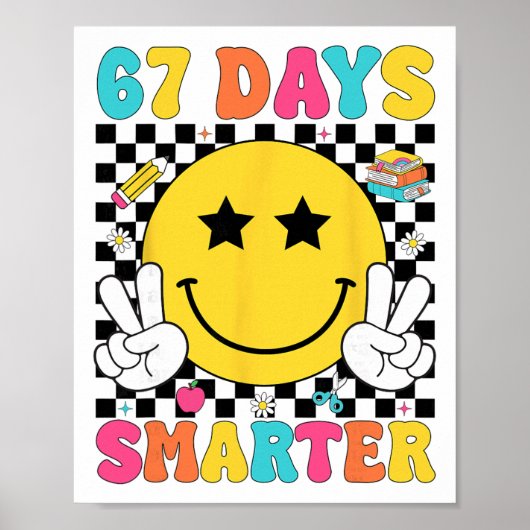 67 Dagen Slimmer 67 Meme 6 7 Nummers Zes Zeven The Poster (Voorkant)