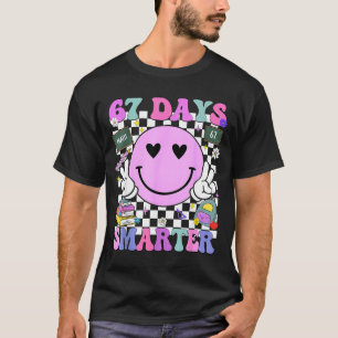 67 dagen slimmer 67e dag van school 6 7 meme leraa t-shirt