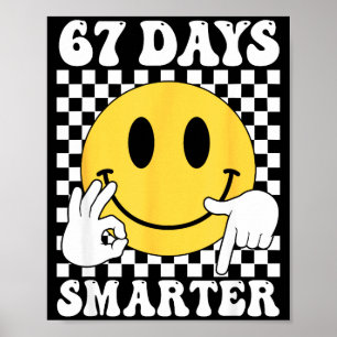 67 dagen slimmer Funny Six Seven 6 7 Gen Alpha Sla Poster