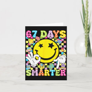 67 Dagen Slimmer Grappige Zes Zeven 67 Meme Leraar Kaart