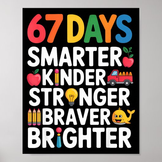 67 dagen slimmer vriendelijker sterker dapperder h poster (Voorkant)