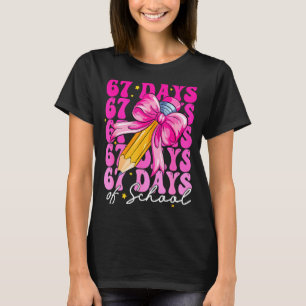 67 Dagen Van School Meisjes Coquette Strik Potlood T-shirt