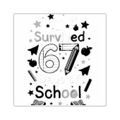 67 DAY OF SCHOOL RUBBERSTEMPEL (Afrduk)