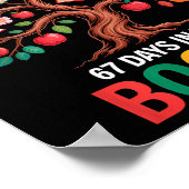 67 Days In The Books Reading Teacher 67th Day Of S Poster (Hoek)