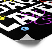 67 Days Later 67th Day Of School Teachers Kids Boy Poster (Hoek)