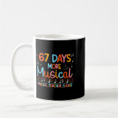67 Days More Musical Six Seven Meme Music Teacher Koffiemok (Links)