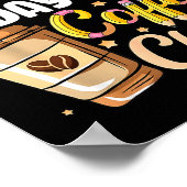 67 Days Of Coffee & Chaos Funny Teacher Six Se Poster (Hoek)