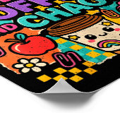 67 Days Of Coffee And Chaos Funny Quote Poster (Hoek)