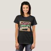 67 Days Of Coffee Teachers Retro School Six Seven  T-shirt (Voorkant volledig)