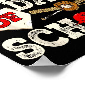 67 Days Of School 67th Day Funny Baseball Meme Men Poster (Hoek)