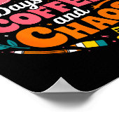 67 Days Of School Coffee Lover 67th Day Of School  Poster (Hoek)