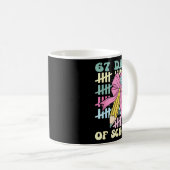 67 Days Of School Cool Teacher Design  Koffiemok (Voorkant rechts)