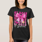 67 Days Of School Coquette Bow Six Seven Meme Teac T-shirt (Voorkant)