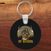67 Days Of School Deer Hunting Boy Camo Boy Girl T Sleutelhanger (Voorkant)