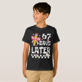 67 Days Of School Funny 67 Days Later Student Teac T-shirt (Voorkant volledig)