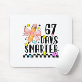 67 Days Of School Funny 67 Days Smarter Student Te Muismat (Met muis)