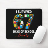 67 Days Of School Funny I Survived Six Seven Meme Muismat (Met muis)