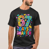 67 Days Of School Funny Meme Teacher Student  T-shirt (Voorkant)