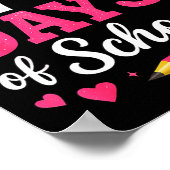 67 Days Of School Girls Coquette Bow 67th Day Of S Poster (Hoek)