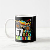 67 Days Of School Smarter Funny Six Seven Monster  Koffiemok (Links)