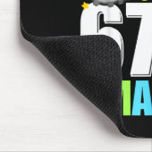 67 Days Of School Smarter Funny Six Seven Monster Muismat (Hoek)