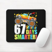 67 Days Of School Smarter Funny Six Seven Monster Muismat (Met muis)