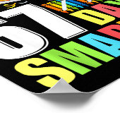 67 Days Of School Smarter Funny Six Seven Monster  Poster (Hoek)