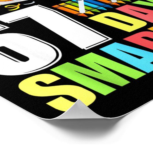 67 Days Of School Smarter Funny Six Seven Monster Poster (Hoek)