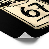 67 Days Of School Teacher 67 Shirt 67 Teacher  Poster (Hoek)