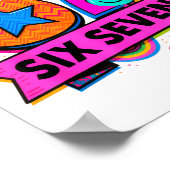 67 Days School 67 Six Seven Funny 67 Teachers Stud Poster (Hoek)