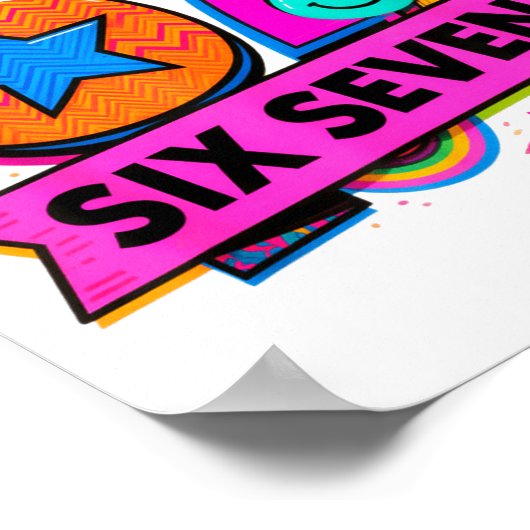 67 Days School 67 Six Seven Funny 67 Teachers Stud Poster (Hoek)