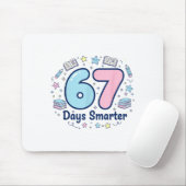 67 Days Smarter 67th Day Of School For Teacher Boy Muismat (Met muis)